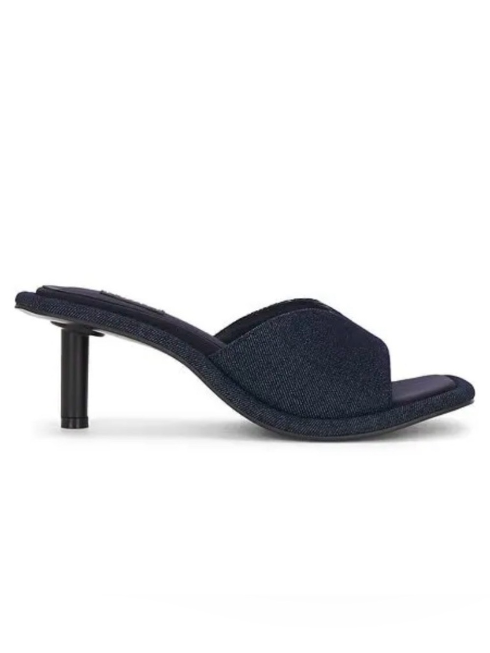 ROAM Chevy Sandal - Navy Denim Open-Toe Mule Heels - Women